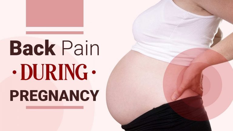 hoe to reduce right and left side back pain in pregnancy